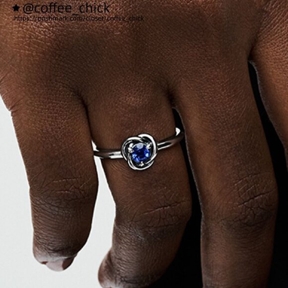 Pandora September Birthstone Eternity Circle Ring - Picture 4 of 5